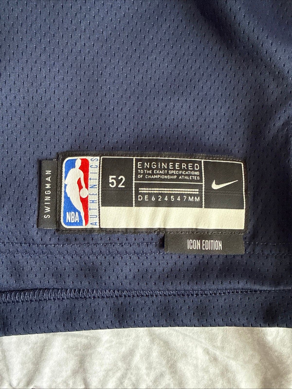 Men’s Nike Nickeil Alexander-Walker #9 Minnesota Timberwolves Jersey Sz 52 - NWT - Thumbnail 3