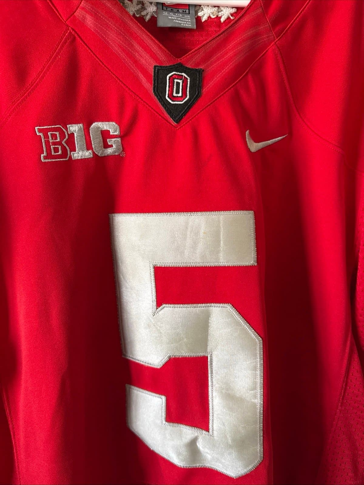 MEN’S NIKE BRAXTON MILLER #5 2012 OHIO STATE PERFECT SEASON JERSEY SZ 52 RARE - Thumbnail 2