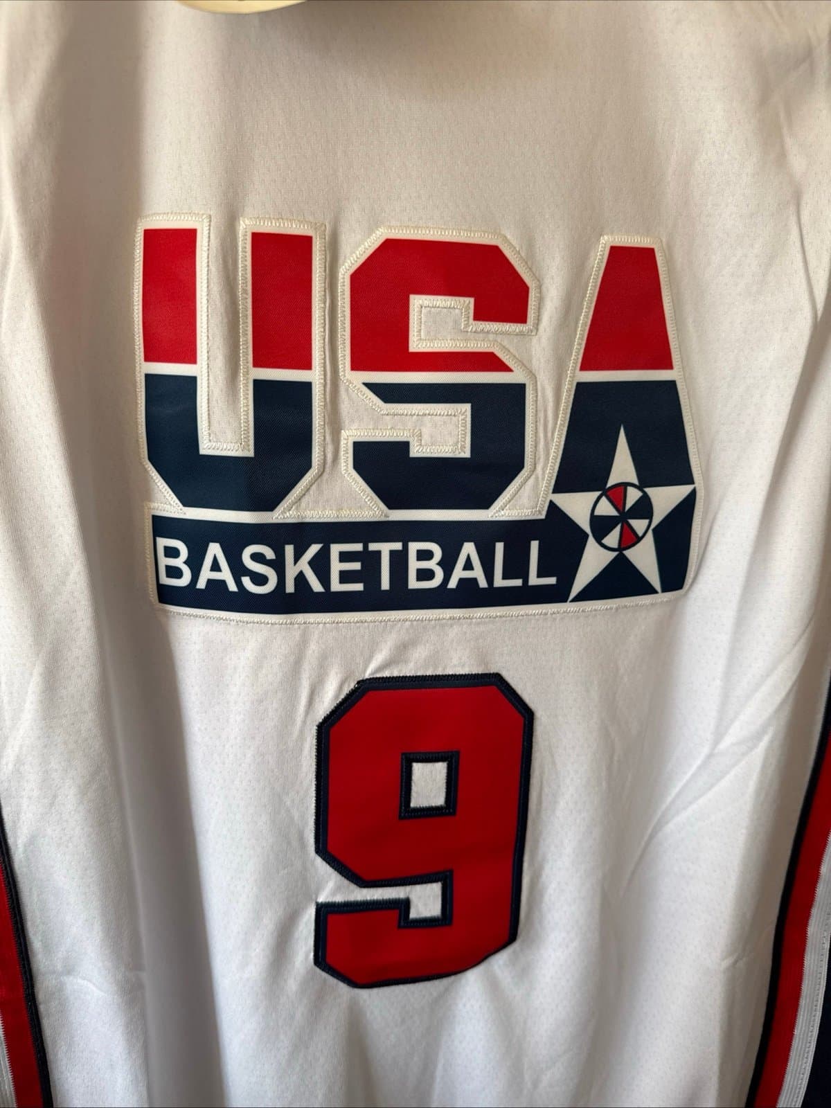 Men’s Mitchell & Ness Michael Jordan #9 1992 Dream Team USA Jersey Sz 48 - NWT - Thumbnail 2