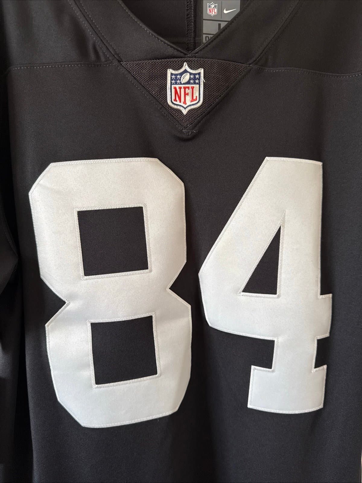 Men’s Nike Antonio BROWN #84 Oakland Raiders Vapor Limited Jersey Sz L NWT RARE - Thumbnail 2