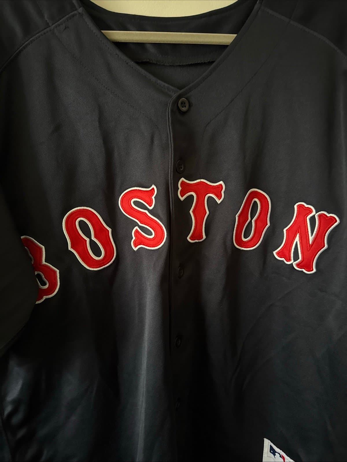 Men’s Majestic Authentic David Ortiz #34 Boston Red Sox Alt Jersey Sz 50 - RARE - Thumbnail 2