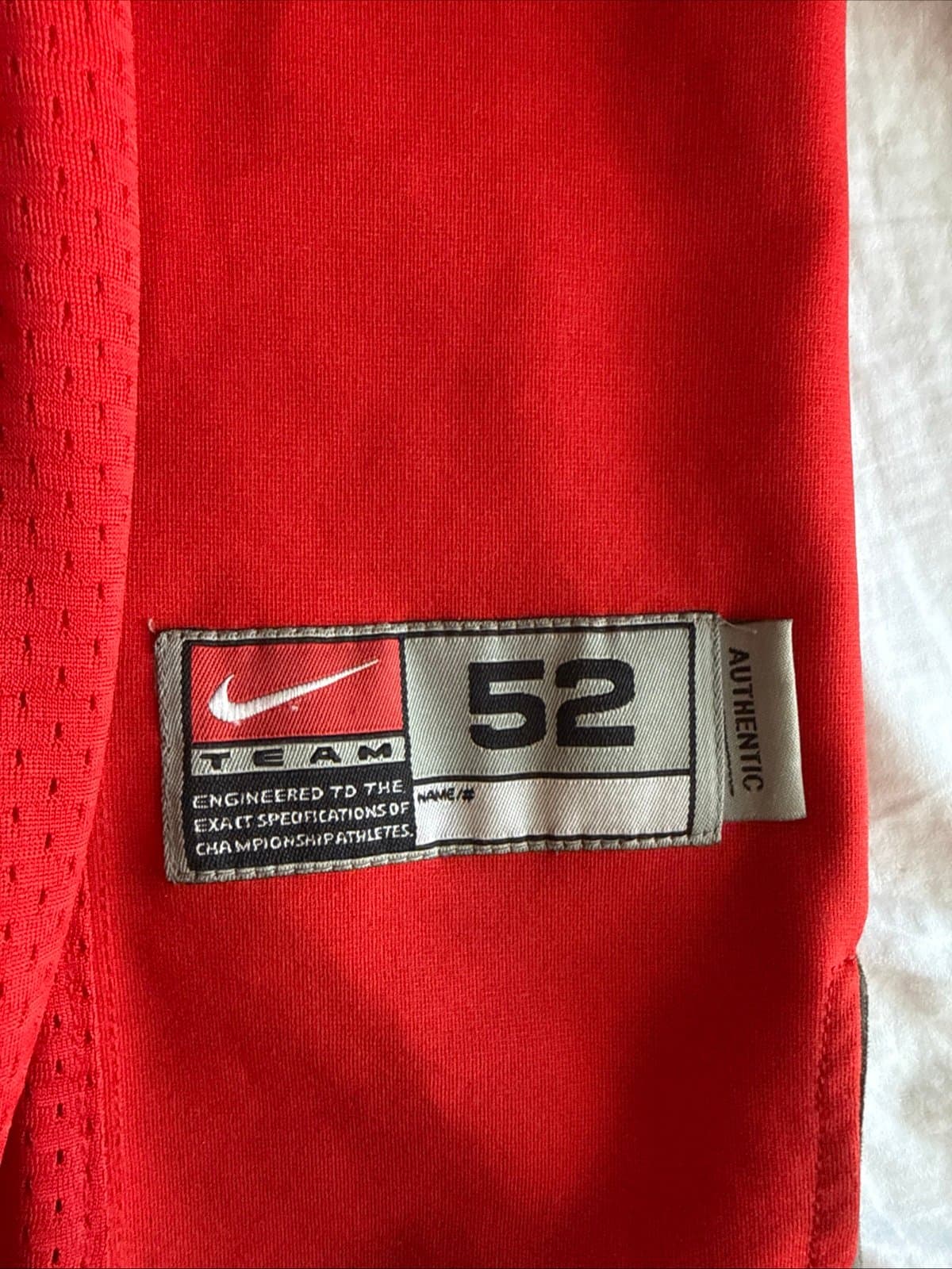 MEN’S NIKE BRAXTON MILLER #5 2012 OHIO STATE PERFECT SEASON JERSEY SZ 52 RARE - Thumbnail 3