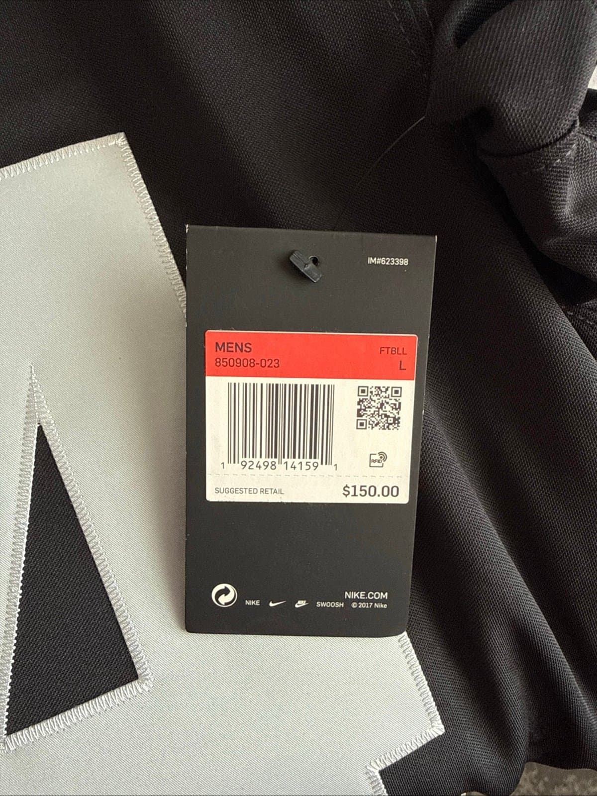 Men’s Nike Antonio BROWN #84 Oakland Raiders Vapor Limited Jersey Sz L NWT RARE - Thumbnail 6