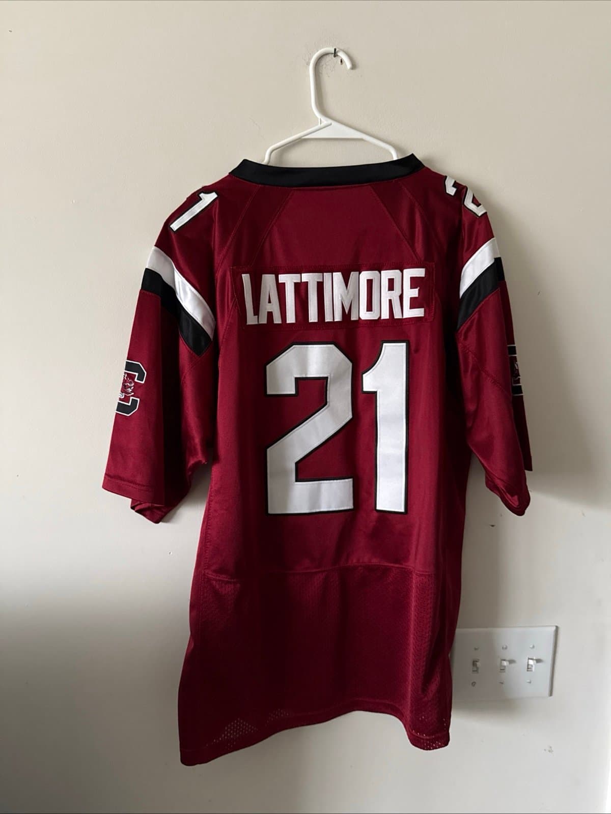 Men's Under Armour Marcus Lattimore #21 USC Gamecocks NCAA Jersey Sz 50 - RARE - Thumbnail 6