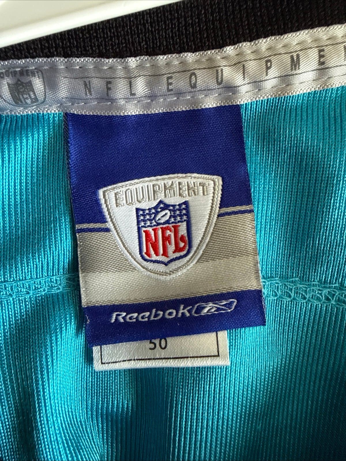 Men’s Reebok Steve Smith #89 Carolina Panthers Authentic Jersey Blue Sz 50 NWOT - Thumbnail 4