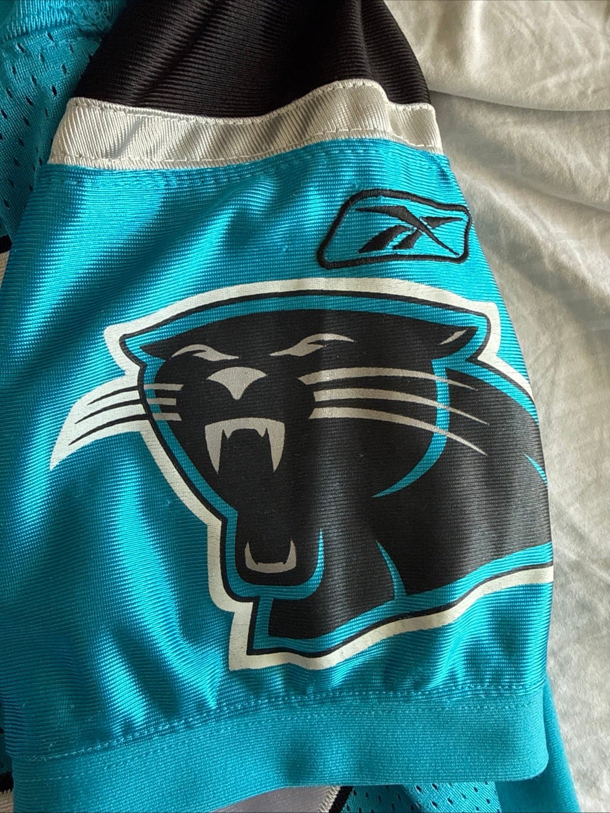 Men’s Reebok Steve Smith #89 Carolina Panthers Authentic Jersey Blue Sz 50 NWOT - Thumbnail 5