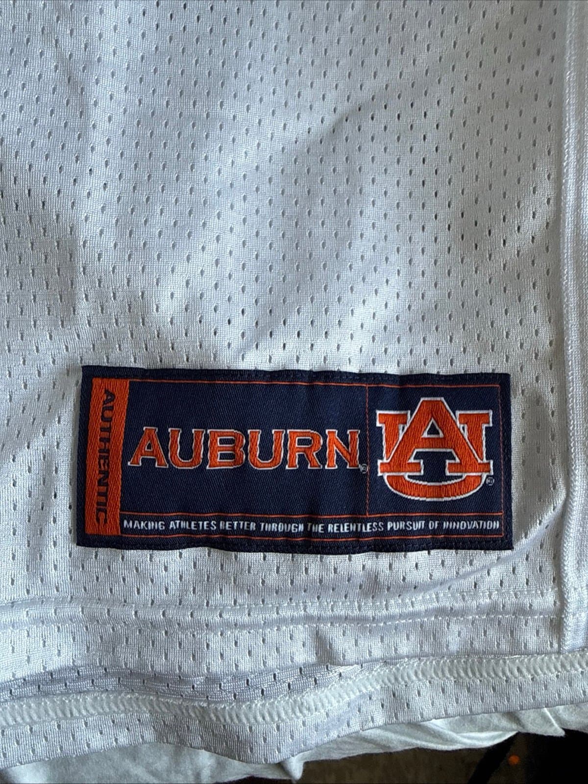 Men’s Under Armour Bo Jackson #34 Auburn Tigers NCAA Jersey Sz 2XL - White RARE - Thumbnail 3