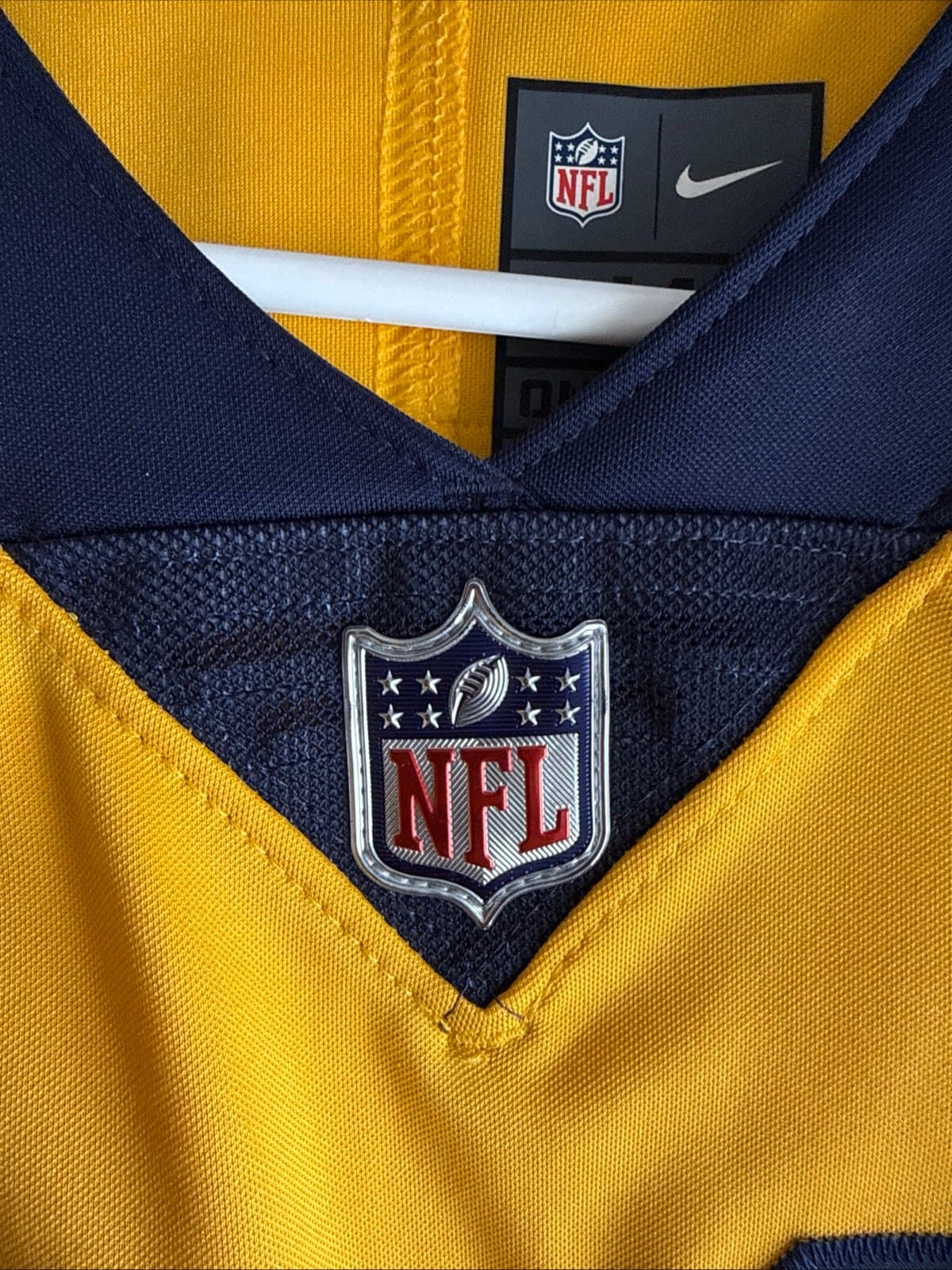 Men’s Nike Todd Gurley #30 Vapor Limited Stitched NFL Jersey Sz M - Gold RARE - Thumbnail 5