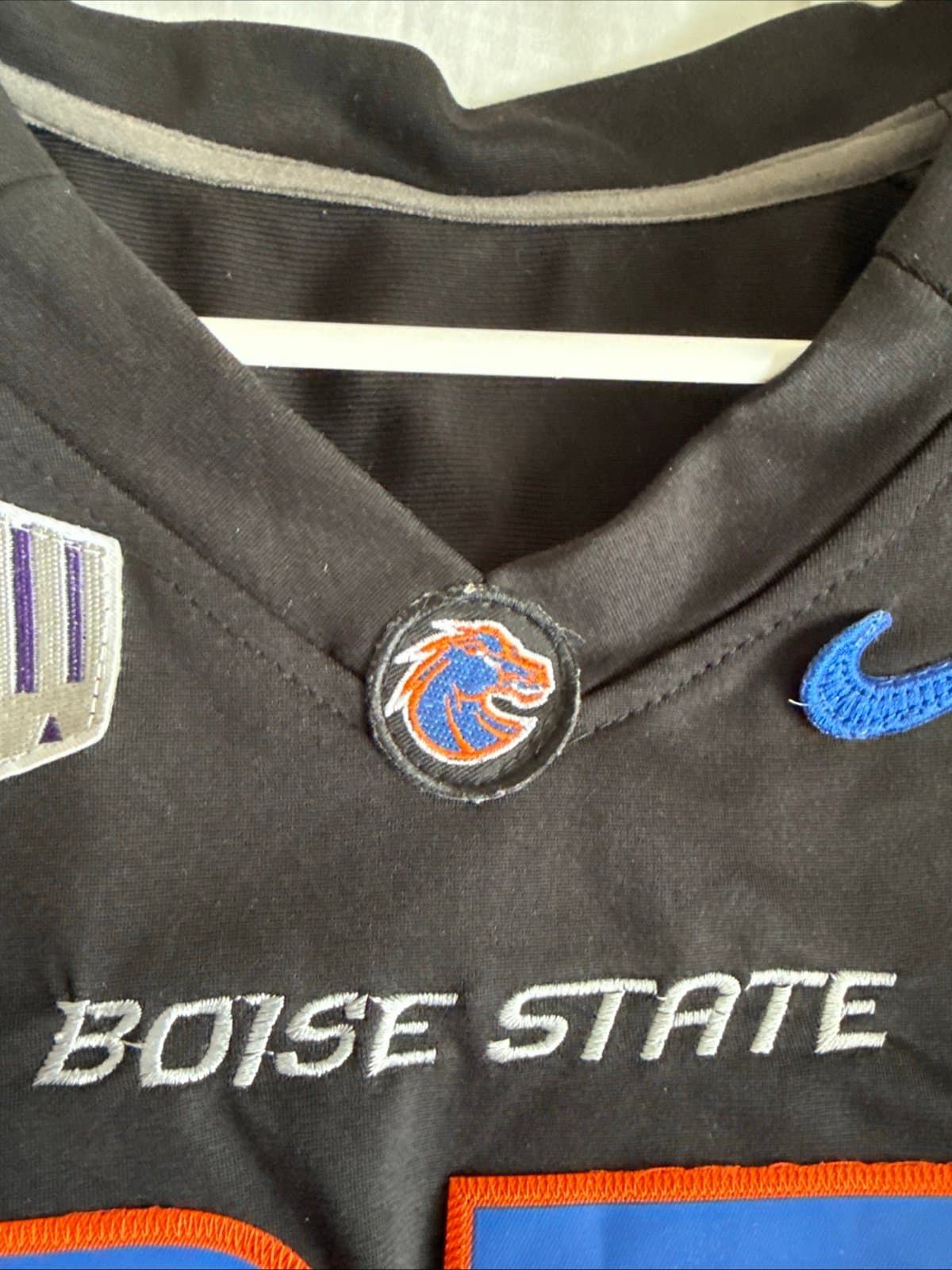 Men’s Nike Jay Ajayi #27 Boise State Broncos Football Jersey Sz 2XL - Black RARE - Thumbnail 5