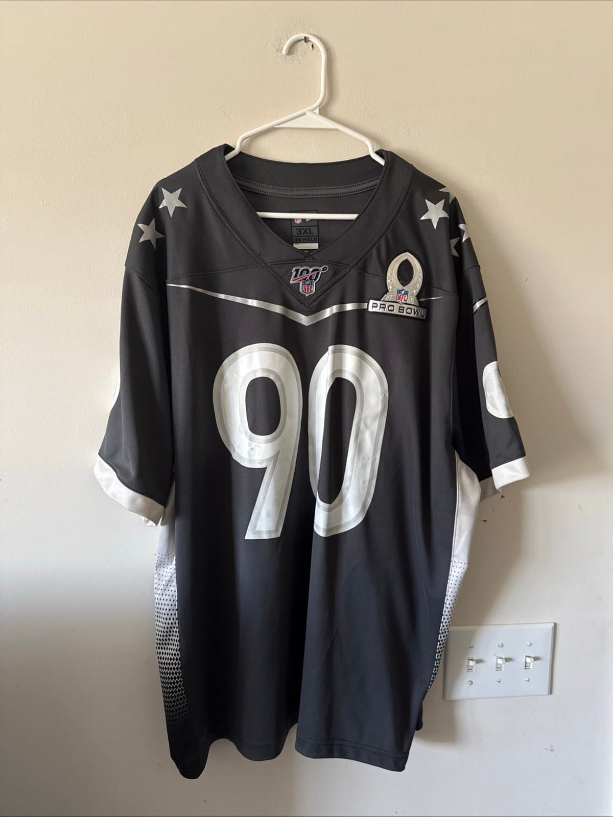 Men's Nike T.J. Watt #90 Steelers 2020 AFC Pro Bowl Lmtd Jersey - Sz 3XL RARE