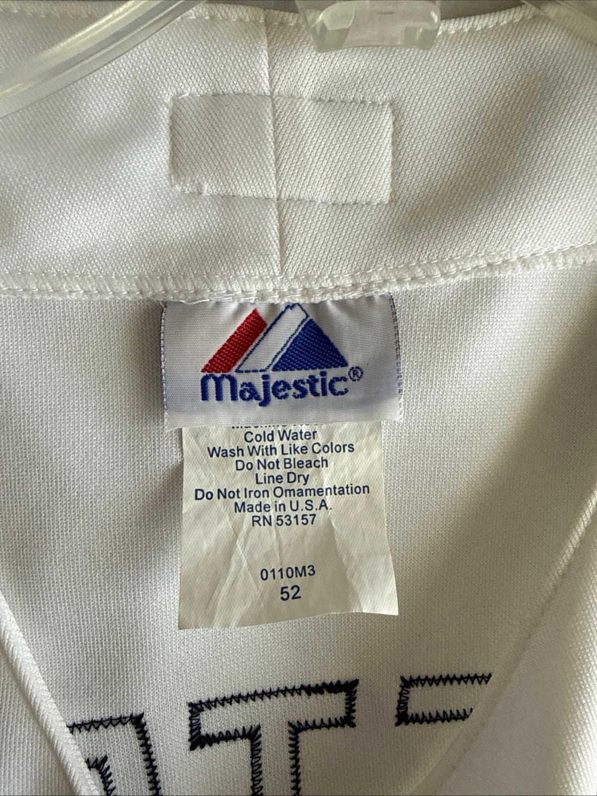 MEN’S MAJESTIC DEREK JETER #2 TEAM USA 2006 WORLD BASEBALL CLASSIC JERSEY SZ 52 - Thumbnail 4