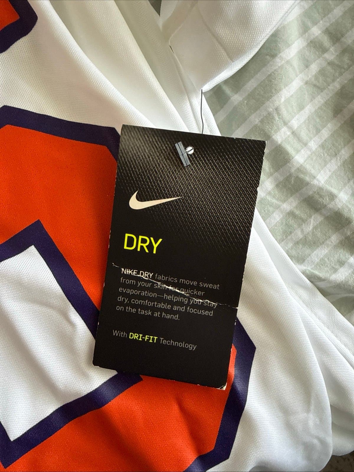 Men’s Nike Tyler Brown #6 Clemson Tigers 2025 Vapor Lmtd Jersey Sz M - White NWT - Thumbnail 5