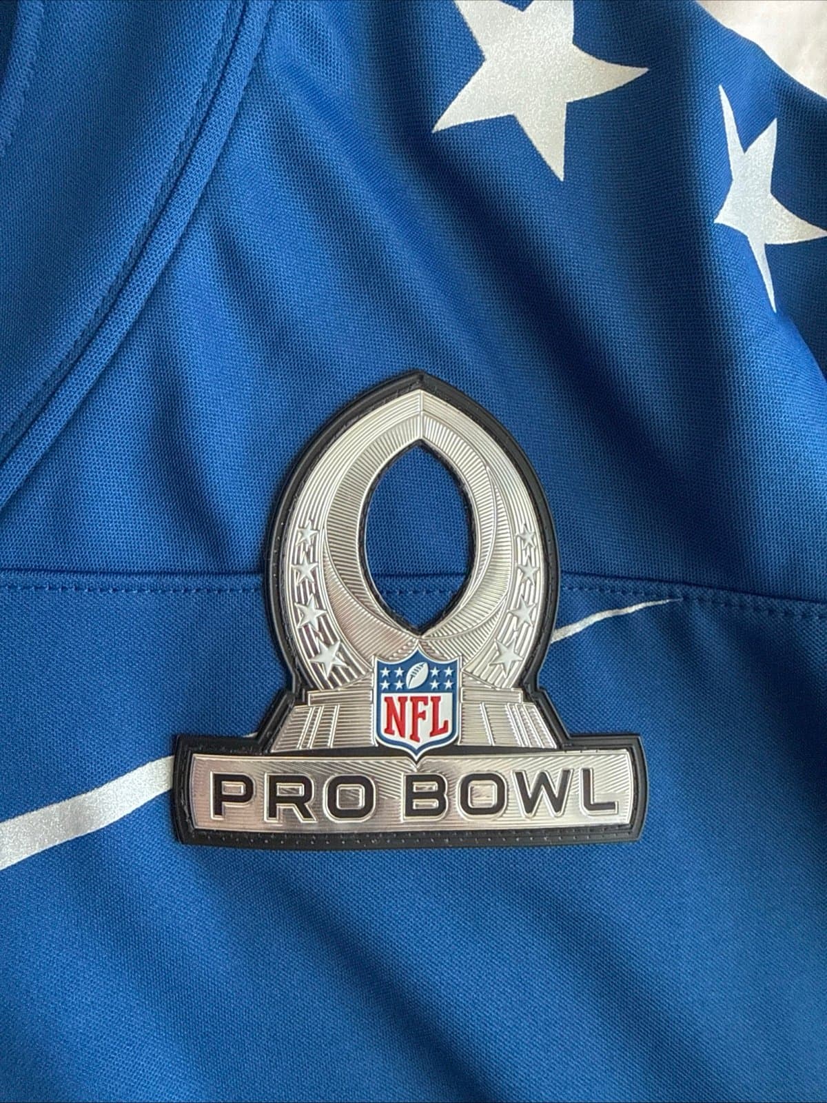 Men’s Nike Tom Brady #12 TB Buccaneers 2022 Pro Bowl Jersey Sz 3XL - Blue RARE - Thumbnail 5
