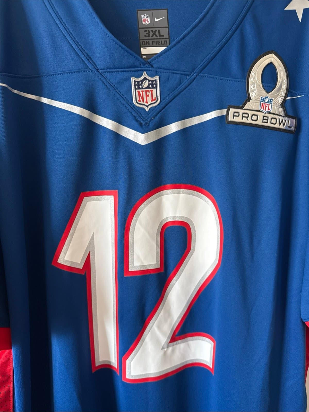 Men’s Nike Tom Brady #12 TB Buccaneers 2022 Pro Bowl Jersey Sz 3XL - Blue RARE - Thumbnail 2