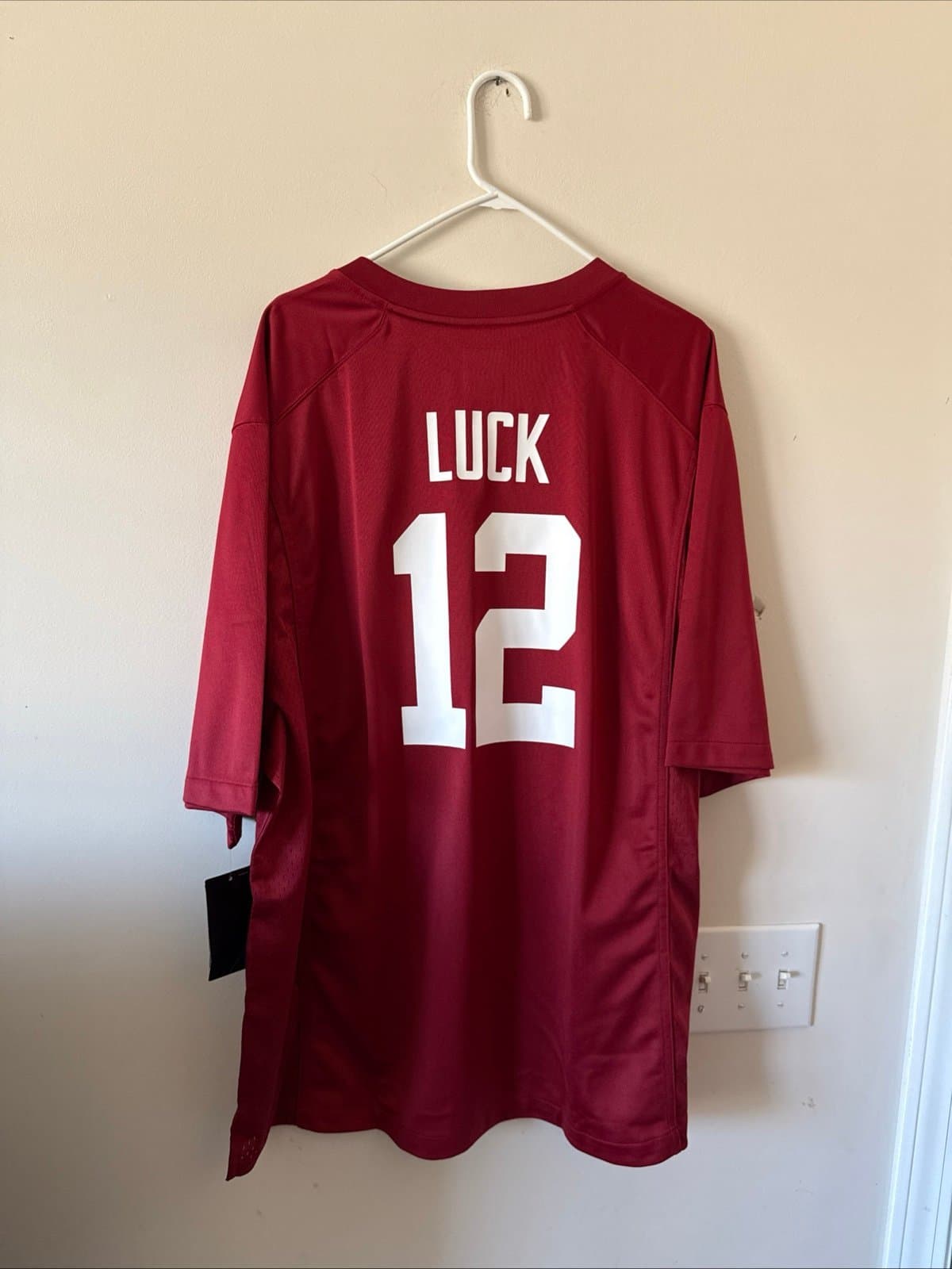Men’s Nike Stanford Cardinal Andrew Luck #12 Football Sz 2XL - Maroon NWT - Thumbnail 7