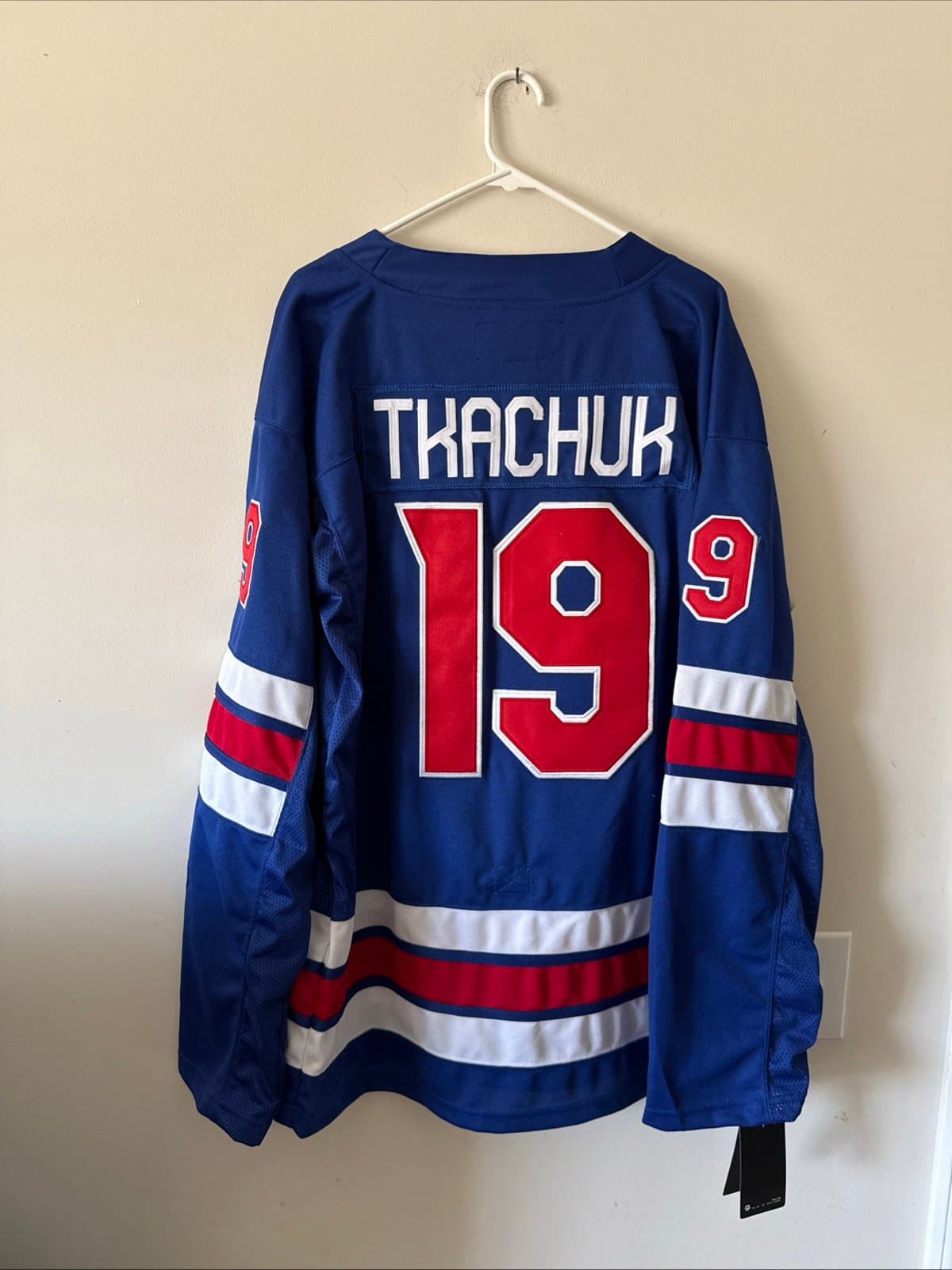 Men’s Nike Matthew Tkachuk #19 Team USA Hockey 2026 Olympics Jersey XL RARE NWT - Thumbnail 8