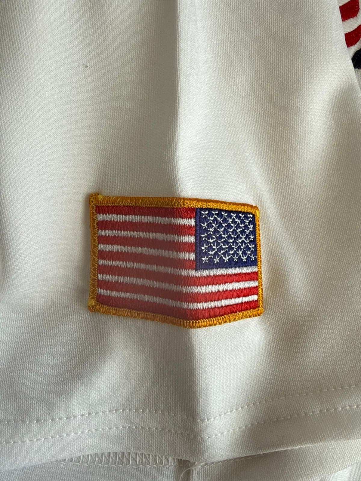 MEN’S MAJESTIC DEREK JETER #2 TEAM USA 2006 WORLD BASEBALL CLASSIC JERSEY SZ 56 - Thumbnail 4