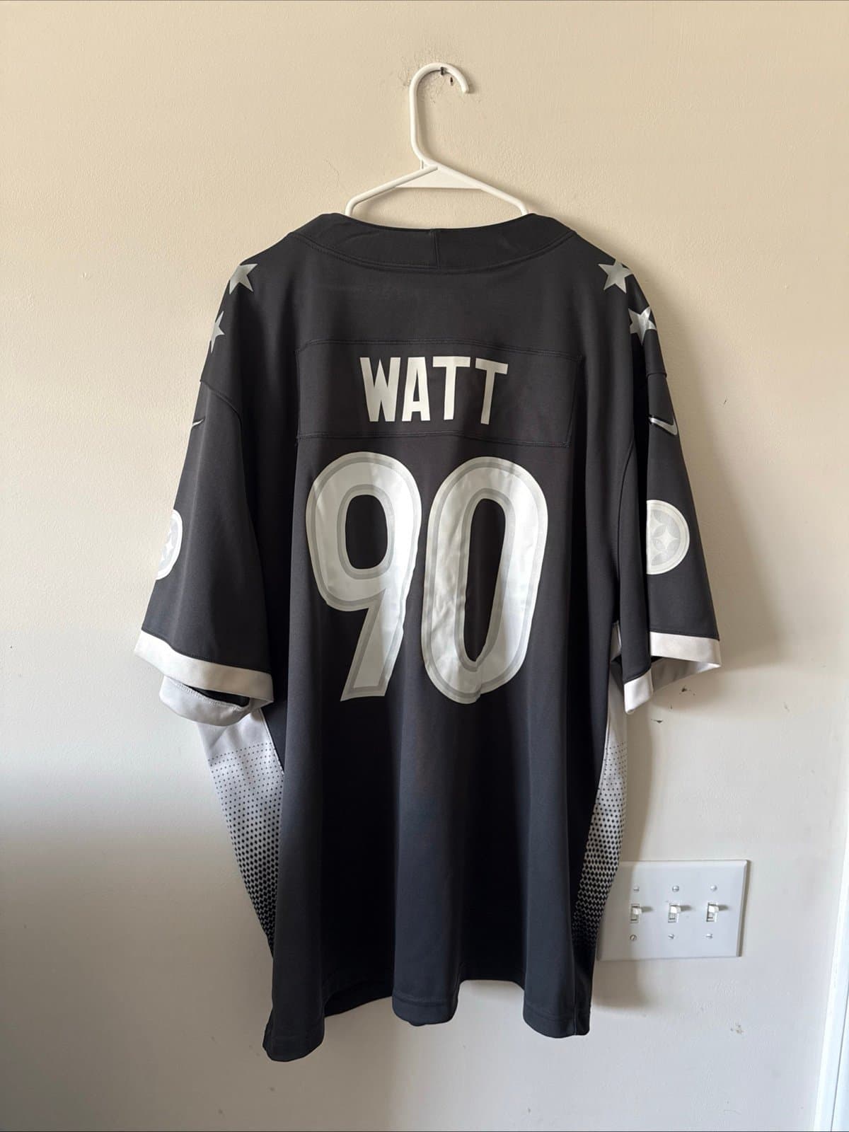 Men's Nike T.J. Watt #90 Steelers 2020 AFC Pro Bowl Lmtd Jersey - Sz 3XL RARE - Thumbnail 7
