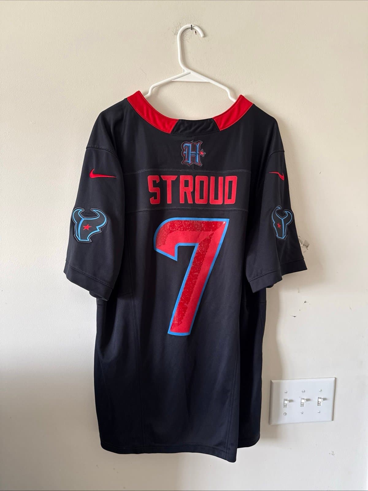 Men’s Nike CJ Stroud #7 Houston Texans Vapor Limited Alt NFL Jersey Sz XL - RARE - Thumbnail 6