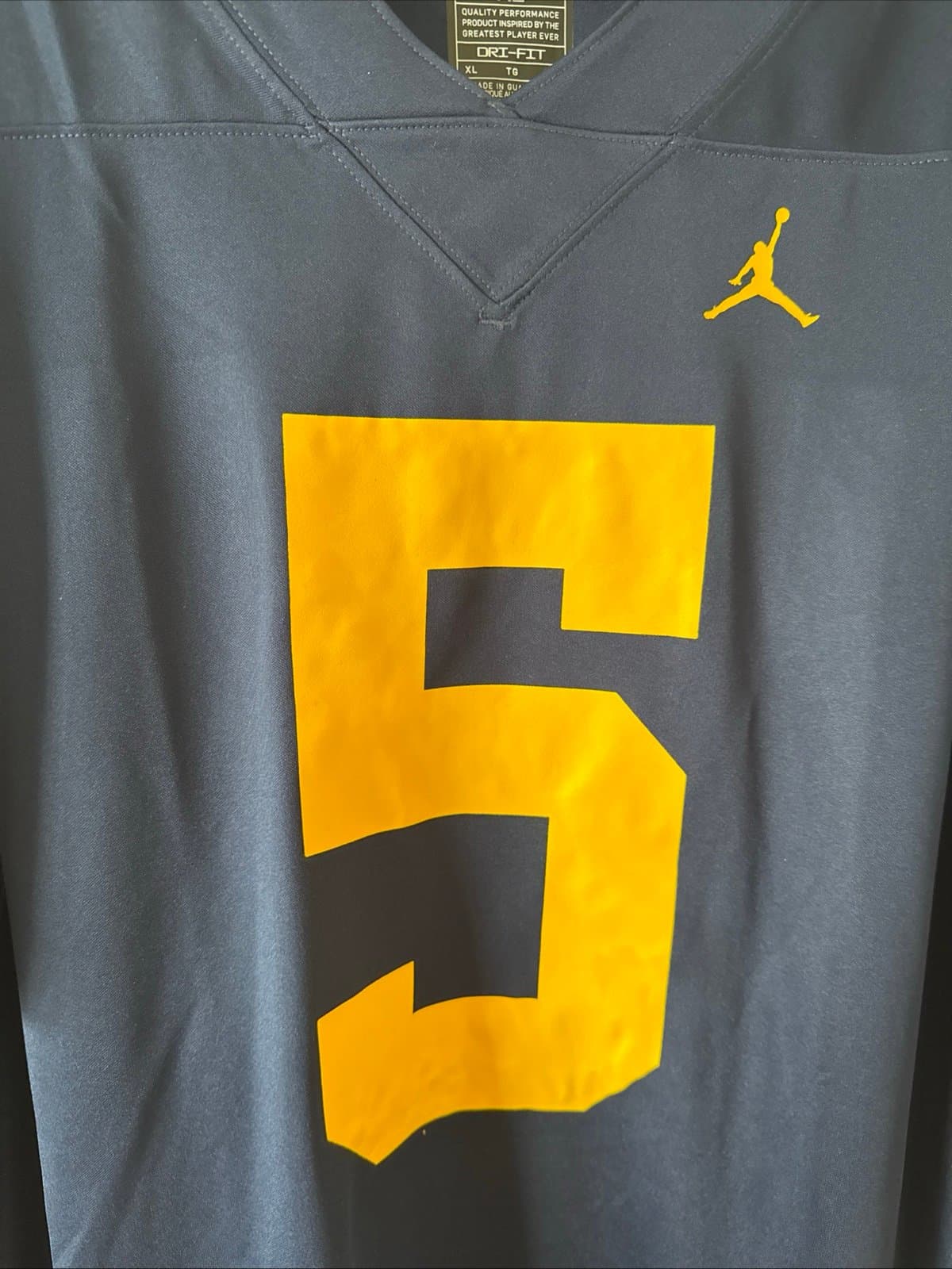 Men's Nike JABRILL PEPPERS #5 MICHIGAN WOLVERINES Jersey Sz XL - Blue RARE - Thumbnail 2