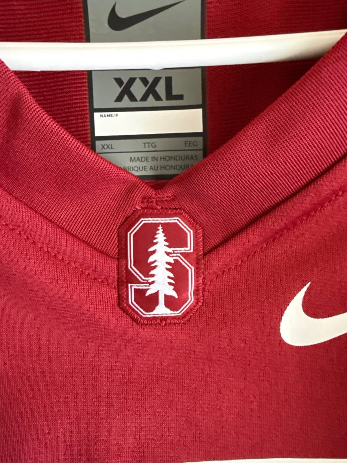 Men’s Nike Stanford Cardinal Andrew Luck #12 Football Sz 2XL - Maroon NWT - Thumbnail 5