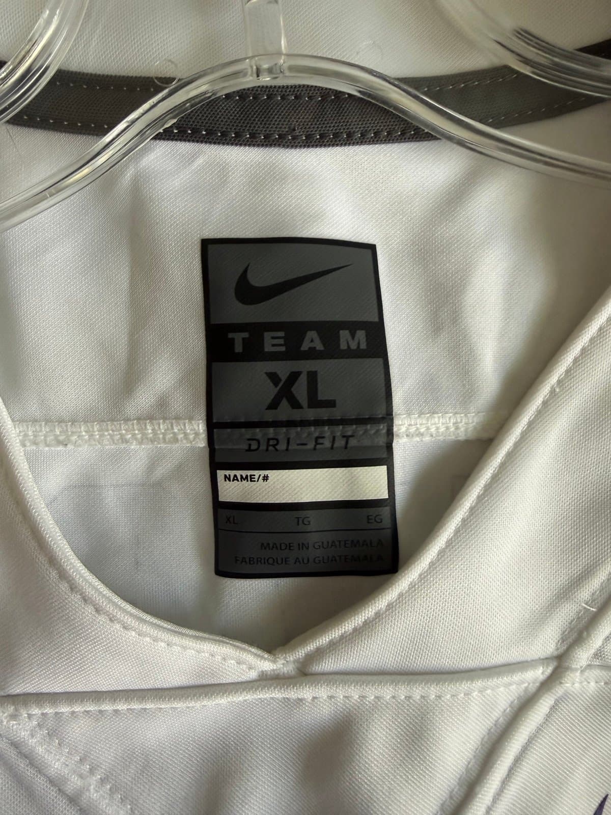 Nike Men's LSU Tigers Ja'Marr Chase #1 Dri-FIT Game Football Jersey White Sz XL - Thumbnail 4