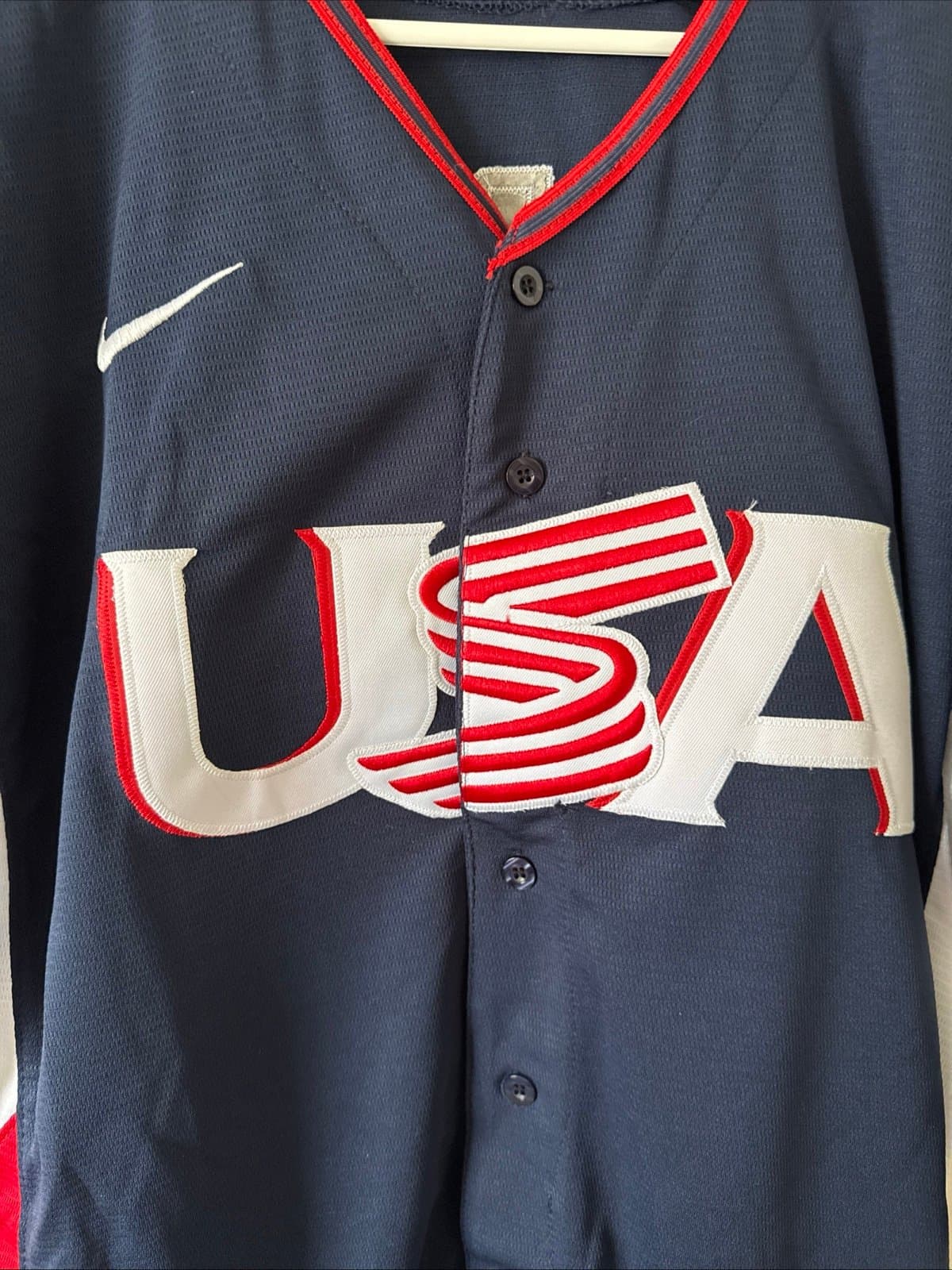 Men’s Nike Aaron Judge #99 Team USA 2026 World Baseball Classic Jersey Sz L NWT - Thumbnail 2