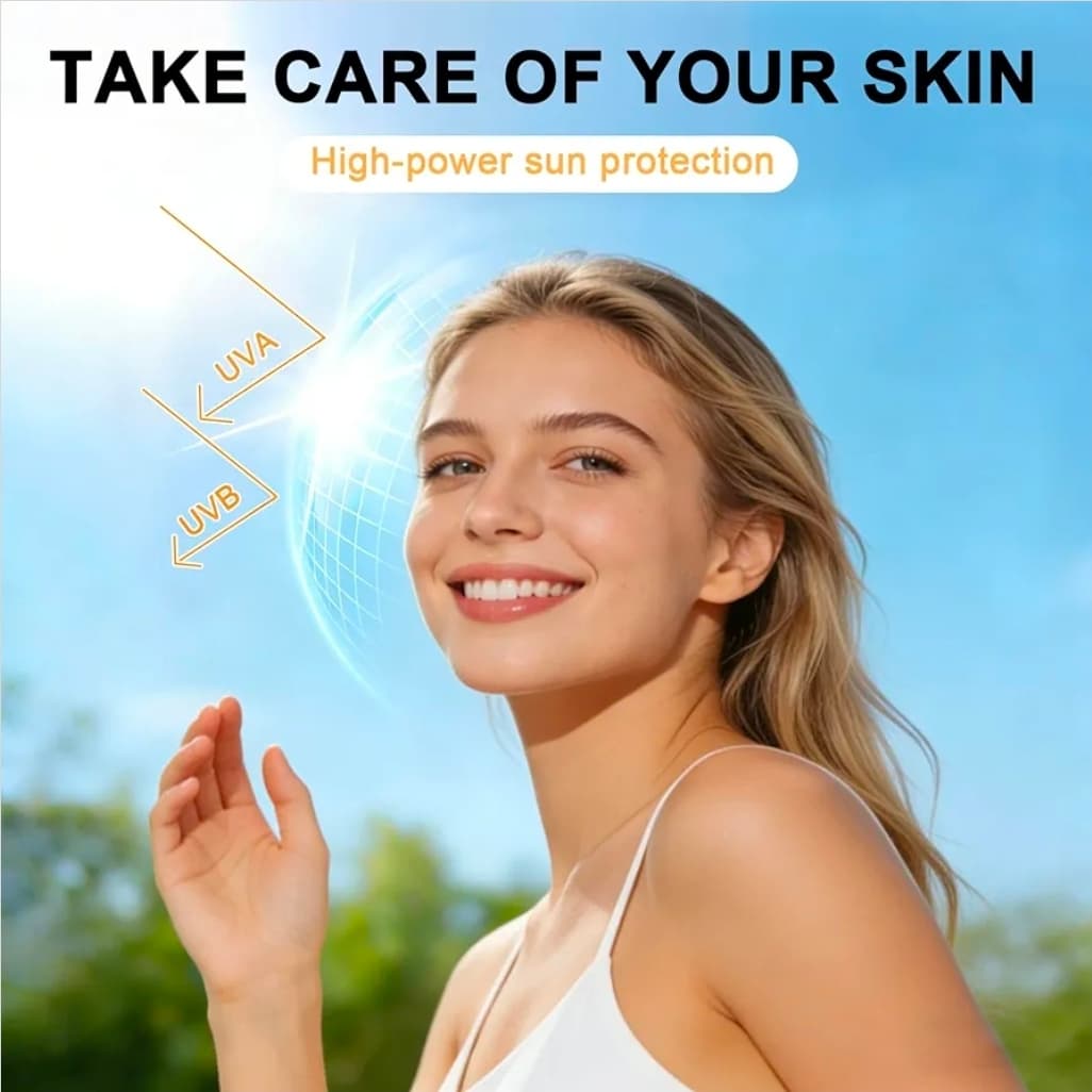 20 single use packs Sunscreen UV SPF50 PA+++ Water and Sweatproof Sachets - Thumbnail 6