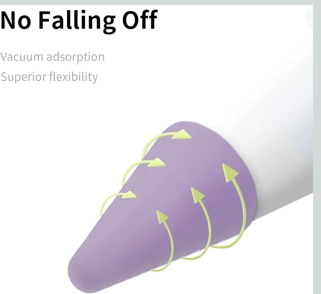 Pencil Tip Covers 100 Pack Purple for 1st & 2nd Gen Apple Pens - Thumbnail 7