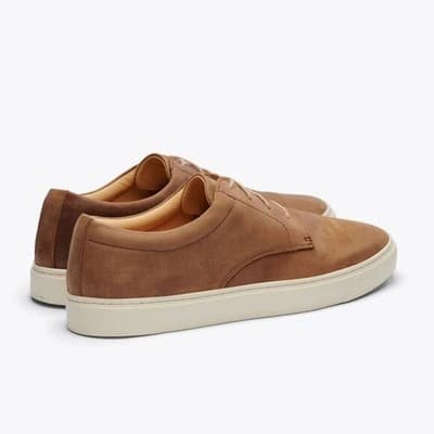 Men's Nisolo Diego Everyday Sneaker - Tobacco (Brown) - Size 12 - BRAND NEW - Thumbnail 3