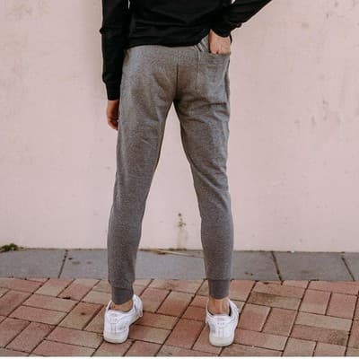 Werk Dancewear/Wavryn Active Grey Comfort Joggers - Size Small - Thumbnail 2