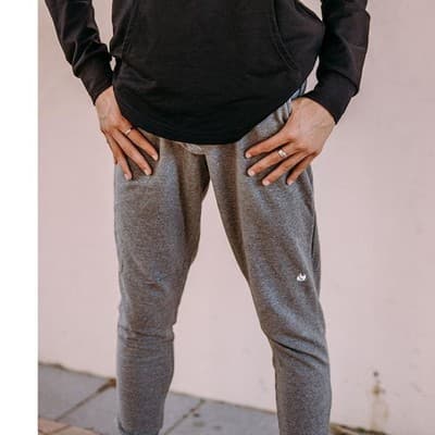 Werk Dancewear/Wavryn Active Grey Comfort Joggers - Size Small - Image 1