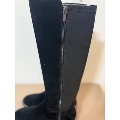 Donald J Pliner Womens Isla Calf Suede - Black - Size 5 - Thumbnail 5