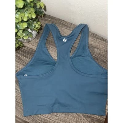 WERK DANCEWEAR Teal Onyx Sports Bra Top - Size Adult Medium - Thumbnail 4