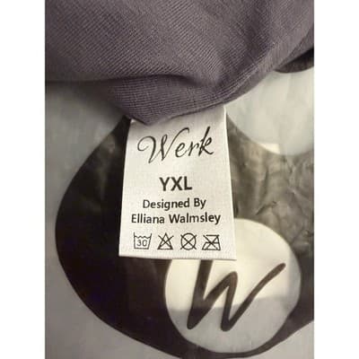 WERK Dancewear Grey Cheetah Lavish Sports Bra Top - Size YXL - Thumbnail 5