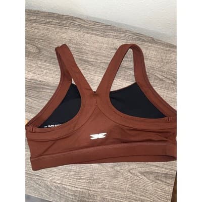 Elite Eleven Chocolate Brown Sports Bra Shorts Set - Thumbnail 4