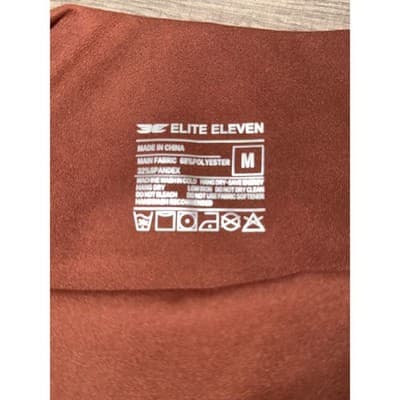 Elite Eleven Chocolate Brown Sports Bra Shorts Set - Thumbnail 8