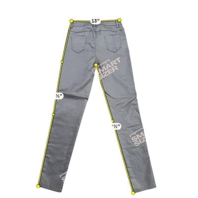 Gray Faux Leather Skinny Pants High Rise Stretch Slim Size Large - Thumbnail 6