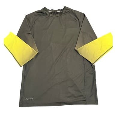 Russell Athletic DriPower 360 Performance Base Layer Set – Black & Yellow -Large - Thumbnail 3
