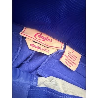 Candie’s Blue Ankle Pants Marilyn Fit Mid Rise Slim Size 7 - Thumbnail 6