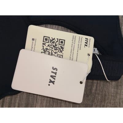 STAX. NANDEX™ Classic Crop Sports Bra - Black - Size Medium - Thumbnail 3