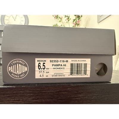 Size 6.5 - Palladium Pampa HI Star White - New in Box - Thumbnail 5