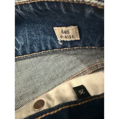 AXIS | JEANS 646 Hi Rise Raw Hem- Size 26 - New - Thumbnail 5