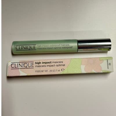 CLINIQUE High Impact Waterproof Mascara 02 Black Brown Full Size - Image 1