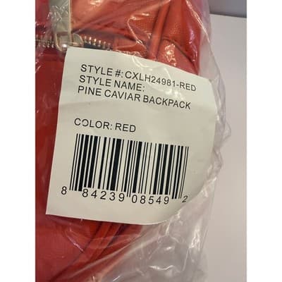 CXL by Christian Lacroix Mini Backpack Red with Gold Hardware NWT - Thumbnail 5