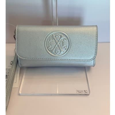 CXL by Christian Lacroix Silver Park Smooth Small Clutch Wristlet NWT - Image 1