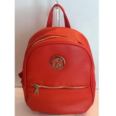 CXL by Christian Lacroix Mini Backpack Red with Gold Hardware NWT - Image 1