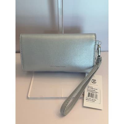 CXL by Christian Lacroix Silver Park Smooth Small Clutch Wristlet NWT - Thumbnail 3