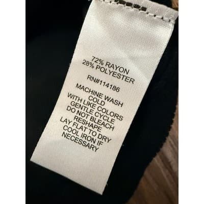 NWT 89th and Madison Dolman Sparkle Sweater Top Black - Size Large - Thumbnail 7