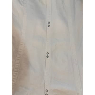 NWT Wild Fable Strapless White Denim Pleated Dress with Silver Studs - Size XL - Thumbnail 7